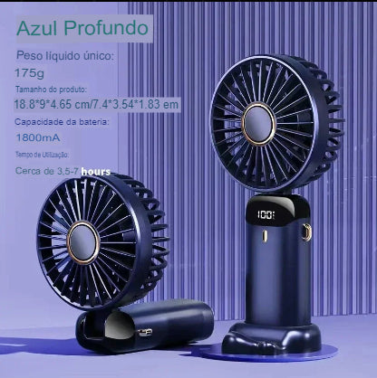 Mini Ventilador portátil com inclinação