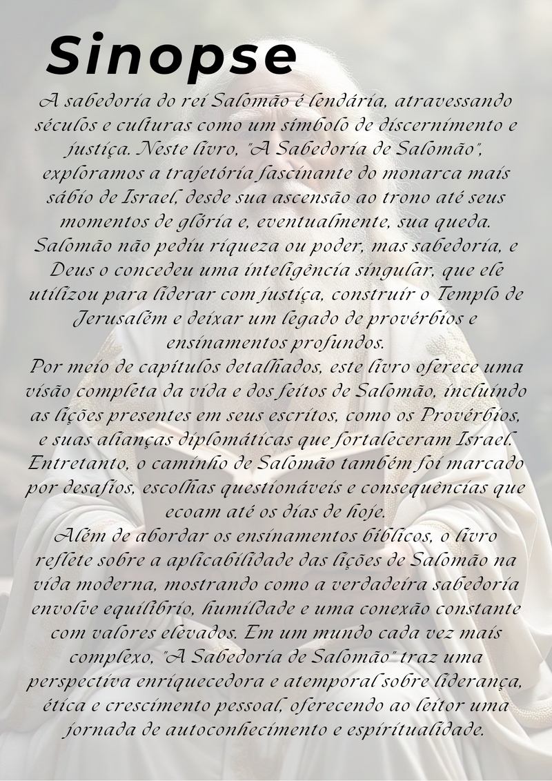 O Legado da Sabedoria de Salomão