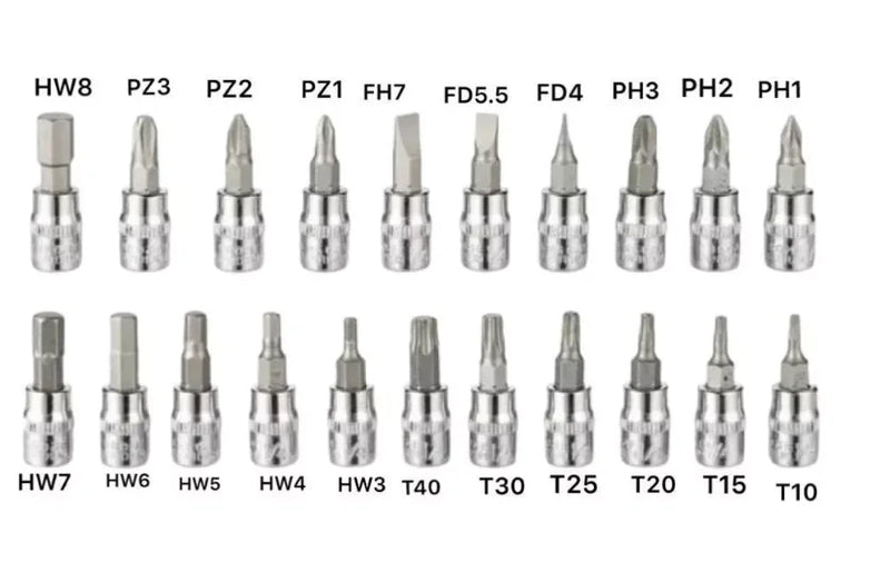 Kit de Ferramentas 46 Peças - Conjunto Catraca Soquetes Completo