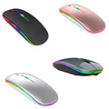 Mouse Wireless Recarregável LED RGB 2.4 GHz - 3 Vezes Mais Prático e Estiloso