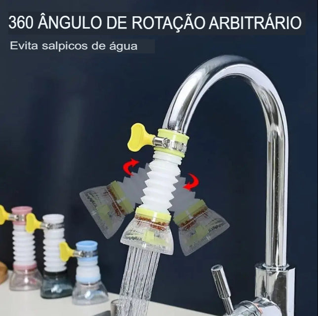 Chuveirinho Bico 360° com Filtro Arejador - Economia e Filtragem Eficientes